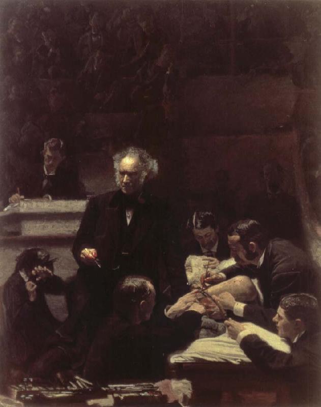 Thomas Eakins The clinic of dr. Majorities Sweden oil painting art